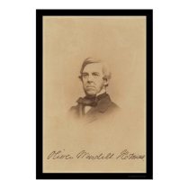 Oliver Wendell Holmes Signed Card 1875 posters