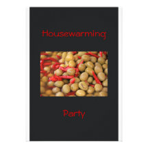 Olives and Chillies Housewarming Party Invitation