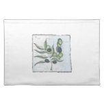Olives~ Handcrafted Courtyard Tile, Italy Placemats