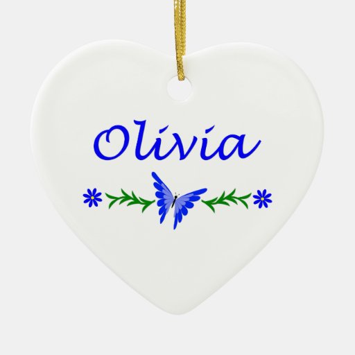 Olivia (Blue Butterfly) Ornaments