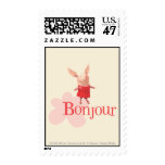 Olivia - Bonjour Postage Stamp