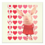 Olivia - Heart Background Card