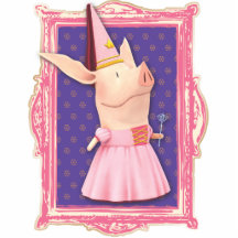 Olivia in Pink Frame Cut Out