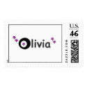 olivia name on stamps