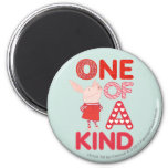 Olivia - One of a Kind 2 Inch Round Magnet
