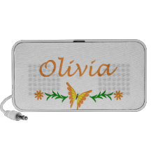 Olivia (Orange Butterfly) Travelling Speakers