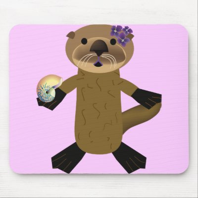 Olivia Otter Mouse Mats