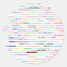 Olivia Text Design II Sticker