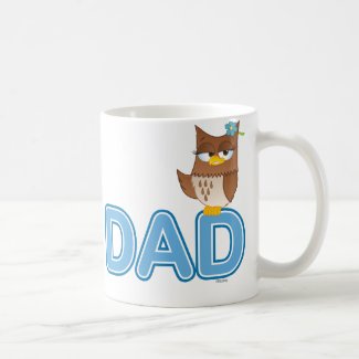 Olivia VonHoot Cartoon Character for Dad - Classic White Coffee Mug