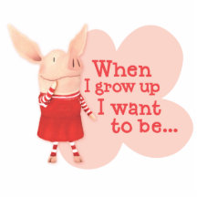 Olivia - When I Grow up Photo Cut Outs