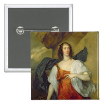 Olivia, Wife of Endymion Porter, c.1637 Pinback Buttons