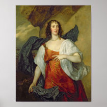 Olivia, Wife of Endymion Porter, c.1637 Print