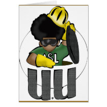 Ollie afro card