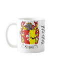 Olson Family Coat of Arms Mug