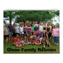 Olson Reunion 2012 Calendar