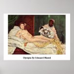 Olympia By Edouard Manet Print
