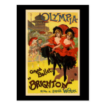 Olympia Grand Ballet Brighton Post Card