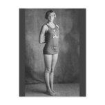 Olympic Champion Swimmer, 1920s postcards