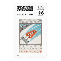 Olympic Fun Lake Placid 1936 WPA Stamps