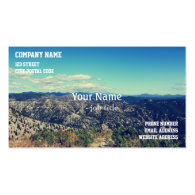 Olympic National Park landscape business cards Business Card Templates