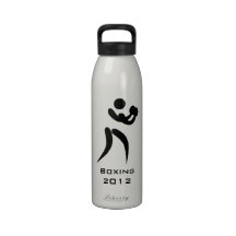 Olympic Pictogram Sports Boxing Liberty Reusable Water Bottles