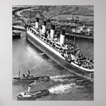 Olympic's Sea Trials Poster