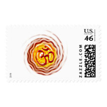 Om 2 postage stamps