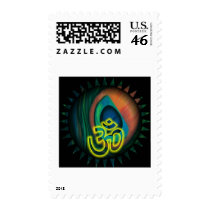 Om 3 postage stamp