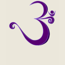 Om - alicious Fitted T-Shirt by templegreen Om - alicious Fitted T-Shirt