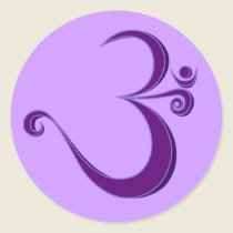 Om - alicious Sticker stickers