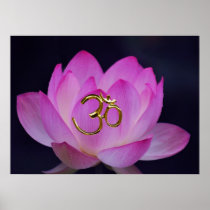 OM and the lotus flower