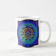 Om (AUM) Yantra mandala Coffee Mugs