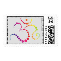 Om Bow Postage Stamps
