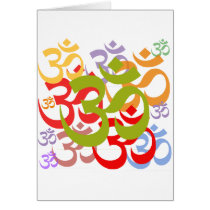 Om Greeting Cards
