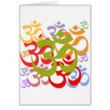 Om cards by minjean Om cards