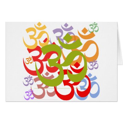 Om Greeting Cards by minjean
