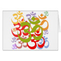 Om cards by minjean Om cards