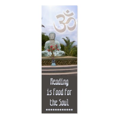 OM (customizable) Bookmark Business Card by aura2000