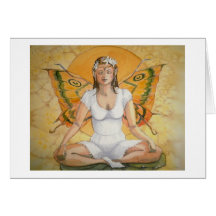 OM Fae Greeting Card