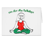 Om for the Holidays Card