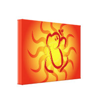 OM Ganesha Canvas Prints
