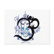 OM - Ganesha postcards by whittyart OM - Ganesha postcards
