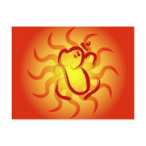 OM Ganesha postcards