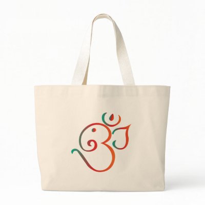 Om-ganpati-green-orange Bag by Deepsy
