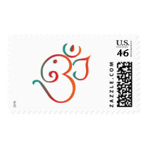 Om-ganpati-green-orange postage