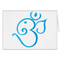 Om-ganpati-turqoise cards by Deepsy Om-ganpati-turqoise cards