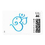 Om-ganpati-turqoise postage