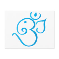 Om-ganpati-turqoise postcards by Deepsy Om-ganpati-turqoise postcards