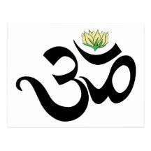 Om Gift Post Card