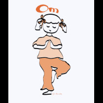 Om Girl's Yoga T-shirt